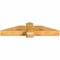 Ekena Millwork Eugene Rough Sawn Timber Gable Bracket, Western Red Cedar, 48"W x 10"H x 6"D x 6"F, 5/12 Pitch GBW048X10X0606EUG00RWR - alternate 5